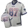 Cheap Rob Gronkowski Patriots Jersey From China #87 Grey Drfit Fashion I