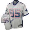 Cheap Chandler Jones Patriots Jersey From China #95 Grey Drfit Fashion I