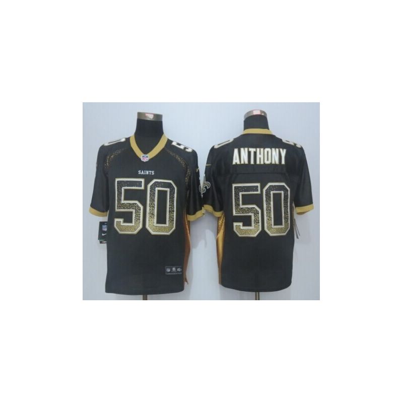Cheap Stephone Anthony Saints Jersey From China #50 Black Drfit Fashion I Cheap Stephone Anthony Saints Jersey From China #50 Black Drfit Fashion I