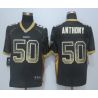 Cheap Stephone Anthony Saints Jersey From China #50 Black Drfit Fashion I