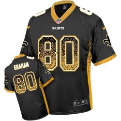 Cheap Jimmy Graham Saints Jersey From China #80 Black Drfit Fashion I