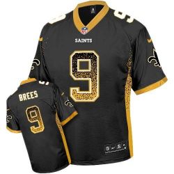 Cheap Drew Brees Saints Jersey From China #9 Black Drfit Fashion I
