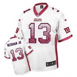 Cheap Odell Beckham JR Giants Jersey From China #13 White Drfit Fashion I
