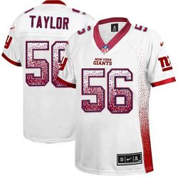 Cheap Lawrence Taylor Giants Jersey From China #56 White Drfit Fashion I
