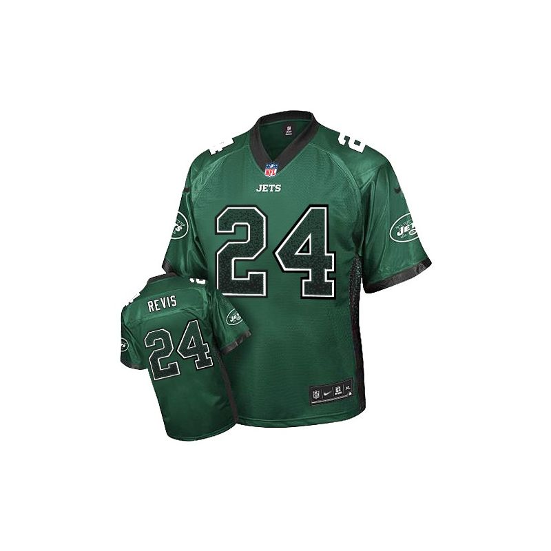 Cheap Darrelle Revis Jets Jersey From China #24 Green Drfit Fashion I