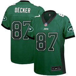 Cheap Eric Decker Jets Jersey From China #87 Green Drfit Fashion I