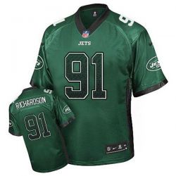 Cheap Sheldon Richardson Jets Jersey From China #91 Green Drfit Fashion I