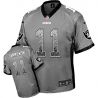 Cheap Sebastian Janikowski Raiders Jersey From China #11 Grey Drfit Fashion I