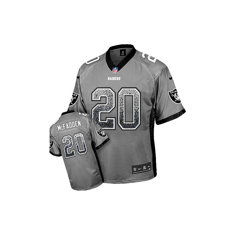 Cheap Darren McFadden Raiders Jersey From China #20 Grey Drfit Fashion I Cheap Darren McFadden Raiders Jersey From China #20 Grey Drfit Fashion I