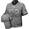 Cheap Khalil Mack Raiders Jersey From China #52 Grey Drfit Fashion I