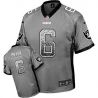 Cheap Terrelle Pryor Raiders Jersey From China #6 Grey Drfit Fashion I
