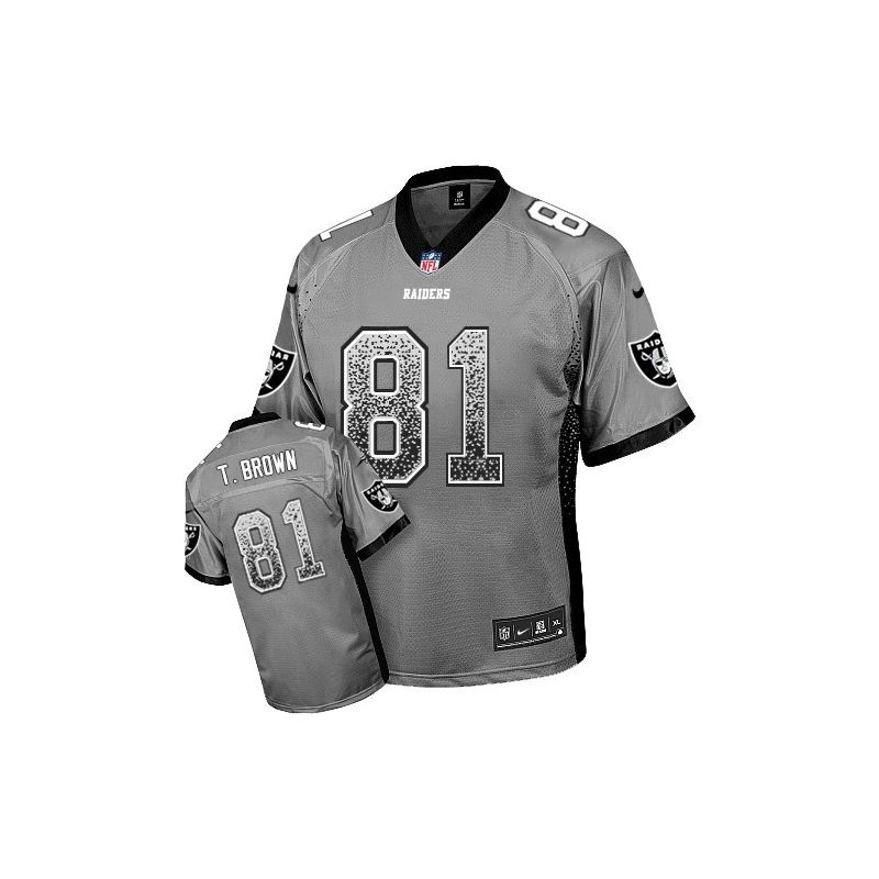 Cheap Tim Brown Raiders Jersey From China #81 Grey Drfit Fashion I Cheap Tim Brown Raiders Jersey From China #81 Grey Drfit Fashion I
