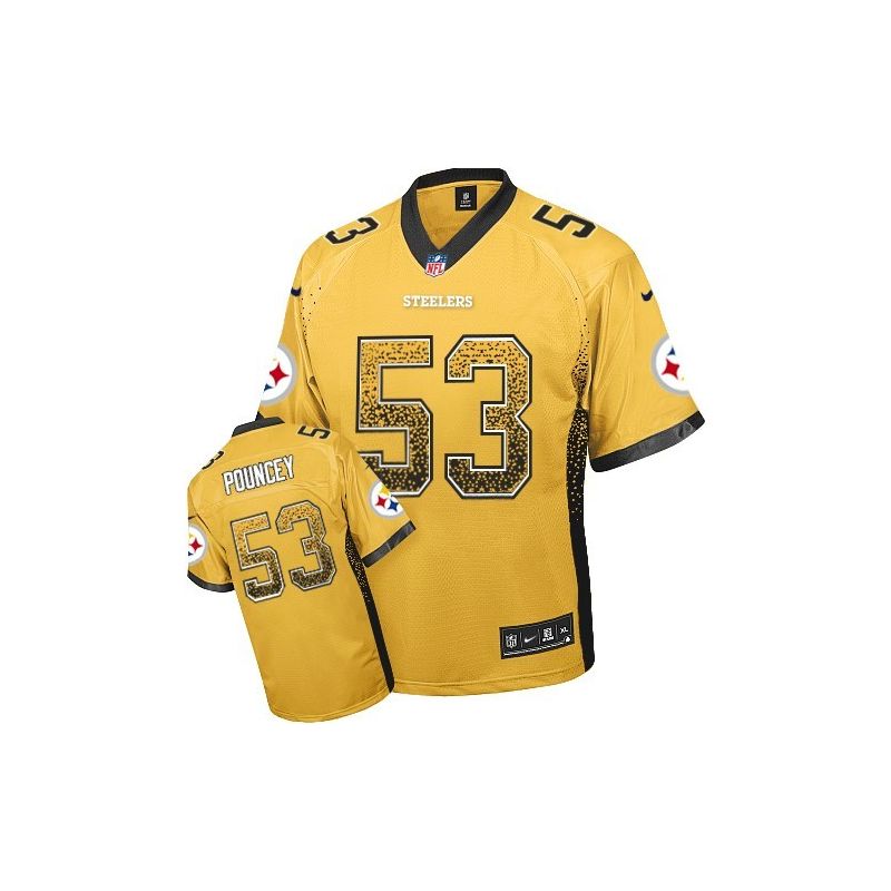 Cheap Maurkice Pouncey Steelers Jersey From China #53 Gold Drfit Fashion I Cheap Maurkice Pouncey Steelers Jersey From China #53 Gold Drfit Fashion I