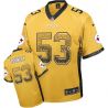 Cheap Maurkice Pouncey Steelers Jersey From China #53 Gold Drfit Fashion I