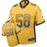 Cheap Jack Lambert Steelers Jersey From China #58 Gold Drfit Fashion I