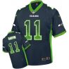 Cheap Percy Harvin Seahawks Jersey From China #11 Blue Drfit Fashion I