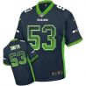 Cheap Malcolm Smith Seahawks Jersey From China #53 Blue Drfit Fashion I