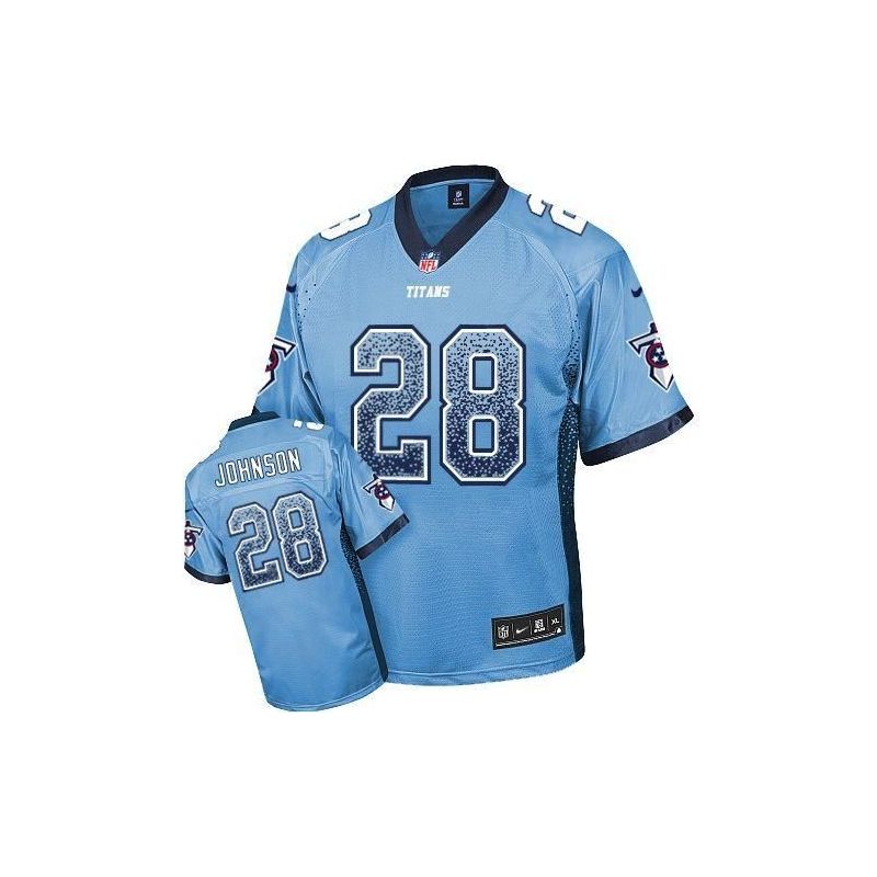 Cheap Chris Johnson Titans Jersey From China #28 Light Blue Drfit Fashion I Cheap Chris Johnson Titans Jersey From China #28 Light Blue Drfit Fashion I