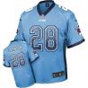 Cheap Chris Johnson Titans Jersey From China #28 Light Blue Drfit Fashion I