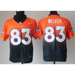 Cheap Wes Welker Broncos Jersey From China #83 Orange Drfit Fashion