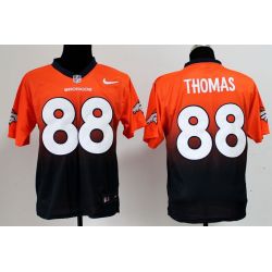 Cheap Demaryius Thomas Broncos Jersey From China #88 Orange Drfit Fashion