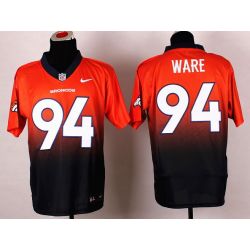 Cheap DeMarcus Ware Broncos Jersey From China #94 Orange-Blue Drfit Fashion