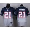 Cheap Malcolm Butler Patriots Jersey From China #21 Blue-White Drfit Fashion