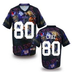 Cheap Victor Cruz Giants Jersey From China #80 Fanatical