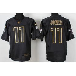 Cheap Julio Jones Falcons Jersey From China #11 Gold Lettering
