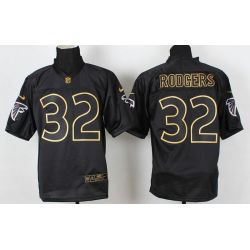Cheap Jacquizz Rodgers Falcons Jersey From China #32 Gold Lettering
