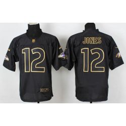Cheap Jacoby Jones Ravens Jersey From China #12 Gold Lettering