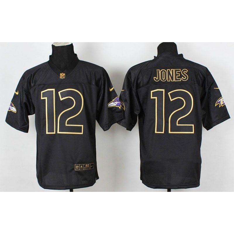 Cheap Jacoby Jones Ravens Jersey From China #12 Gold Lettering Cheap Jacoby Jones Ravens Jersey From China #12 Gold Lettering