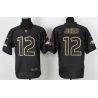 Cheap Jacoby Jones Ravens Jersey From China #12 Gold Lettering