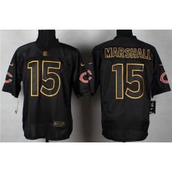 Cheap Brandon Marshall Bears Jersey From China #15 Gold Lettering