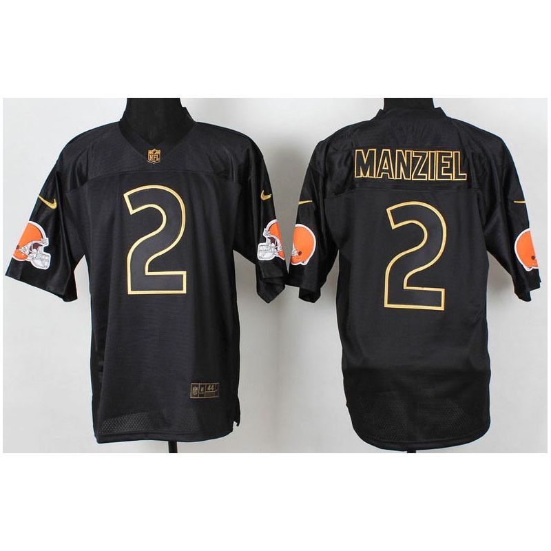 Cheap Johnny Manziel Browns Jersey From China #2 Gold Lettering Cheap Johnny Manziel Browns Jersey From China #2 Gold Lettering