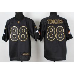 Cheap Demaryius Thomas Broncos Jersey From China #88 Gold Lettering