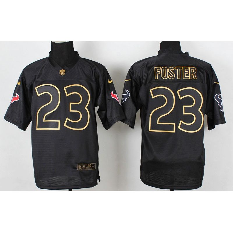 Cheap Arian Foster Texans Jersey From China #23 Gold Lettering Cheap Arian Foster Texans Jersey From China #23 Gold Lettering
