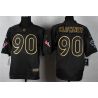 Cheap Jadeveon Clowney Texans Jersey From China #90 Gold Lettering