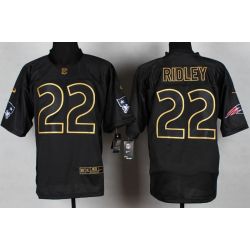 Cheap Stevan Ridley Patriots Jersey From China #22 Gold Lettering