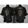 Cheap Drew Brees Saints Jersey From China #9 Gold Lettering