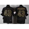 Cheap Troy Polamalu Steelers Jersey From China #43 Gold Lettering