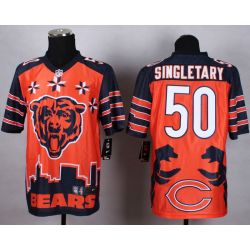 Cheap Mike Singletary Bears Jersey From China #50 Noble