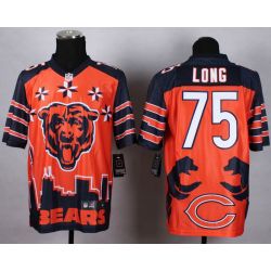 Cheap Kyle Long Bears Jersey From China #75 Noble