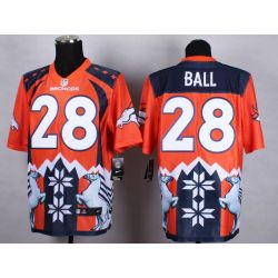 Cheap Montee Ball Broncos Jersey From China #28 Noble