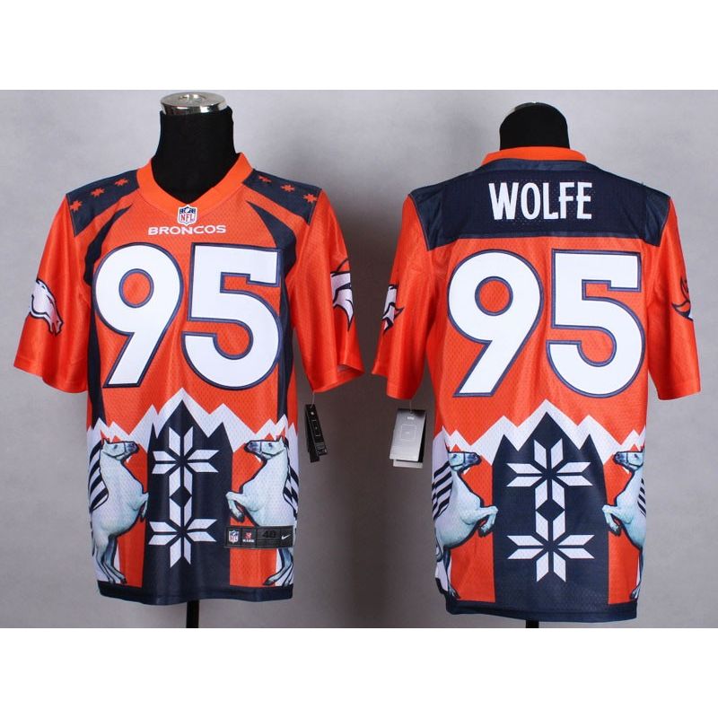 Cheap Derek Wolfe Broncos Jersey From China #95 Noble Cheap Derek Wolfe Broncos Jersey From China #95 Noble