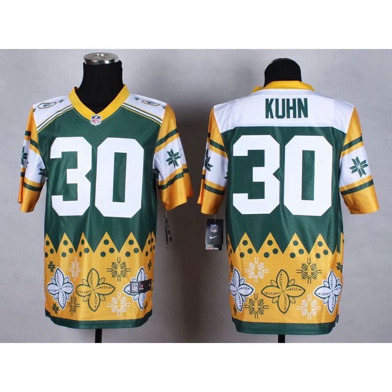 Cheap John Kuhn Packers Jersey From China #30 Noble