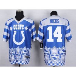 Cheap Hakeem Nicks Colts Jersey From China #14 Noble