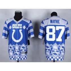 Cheap Reggie Wayne Colts Jersey From China #87 Noble