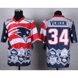 Cheap Shane Vereen Patriots Jersey From China #34 Noble