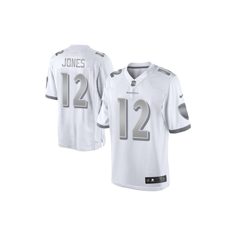 Cheap Jacoby Jones Ravens Jersey From China #12 Platinum Cheap Jacoby Jones Ravens Jersey From China #12 Platinum